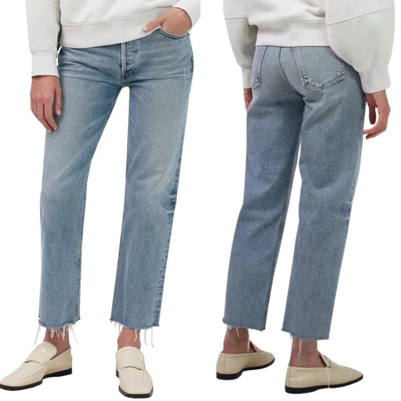 Citizen of Humanity Florence Wide Straight Jeans in Adorn - Picture 1 of 10